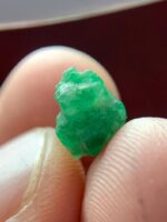 A Closer Look at a 3.94-Carat Swat Emerald Crystal: Nature's Green Treasure - Image 6