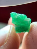 A Closer Look at a 3.94-Carat Swat Emerald Crystal: Nature's Green Treasure - Image 7