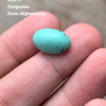 Petite Gem, Big Heart — 6.40 ct Afghan Turquoise Cabochon