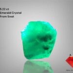 Broad & Shallow: 5.22 ct Emerald Crystal from Swat Valley