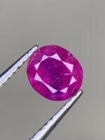 Gemstone Feature: 0.750ct Natural Faceted Afghan Ruby (5.56 x 4.92 x 3.44 mm) - Image 2