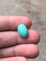 Petite Gem, Big Heart — 6.40 ct Afghan Turquoise Cabochon - Image 5