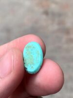 Petite Gem, Big Heart — 6.40 ct Afghan Turquoise Cabochon - Image 9