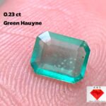 Unveiling the Beauty of Trigonal Cut Green Hauyne  0.23 ct  A Rare Collector’s Gem