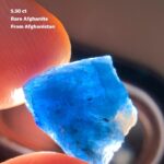 5.30ct Afghanite Crystal – Rare Blue Elegance
