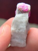 Crimson Legacy 36.20ct Afghan Ruby Specimen with Impressive Length & Color - Image 7