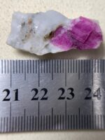 Crimson Legacy 36.20ct Afghan Ruby Specimen with Impressive Length & Color - Image 8