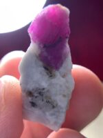 Crimson Legacy 36.20ct Afghan Ruby Specimen with Impressive Length & Color - Image 10