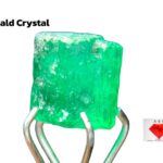 1.45ct Swat Emerald Crystal – A Vivid Green Gemstone from the Mountains of Pakistan