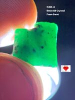 The Majestic Power of an 11.00 Carat Swat Emerald Crystal