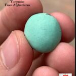 Afghan Turquoise Showcase: A 14.35ct Cabochon Gem