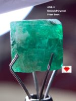 A Majestic Wonder: 4.94 Carat Swat Emerald Crystal