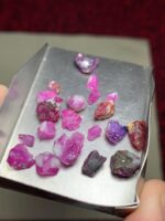 38.55ct Natural Ruby Rough Lot – Afghanistan | 10.17 x 9.48 x 4.88 mm - Image 2
