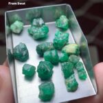 Swat Valley Emerald Rough Lot — 56.30 Carats