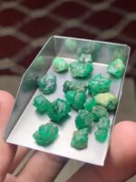 Swat Valley Emerald Rough Lot — 56.30 Carats - Image 11