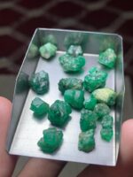 Swat Valley Emerald Rough Lot — 56.30 Carats - Image 12