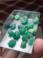 Swat Valley Emerald Rough Lot — 56.30 Carats - Image 3