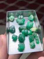 Swat Valley Emerald Rough Lot — 56.30 Carats - Image 4