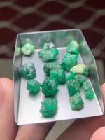 Swat Valley Emerald Rough Lot — 56.30 Carats - Image 5