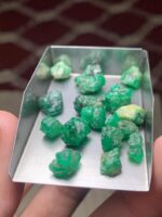 Swat Valley Emerald Rough Lot — 56.30 Carats - Image 7