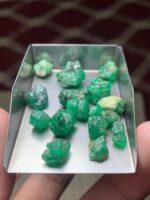 Swat Valley Emerald Rough Lot — 56.30 Carats - Image 9