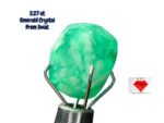 3.27ct Swat Emerald Crystal – Natural Geometry with Deep Green Glow