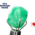 3.27ct Swat Emerald Crystal – Natural Geometry with Deep Green Glow