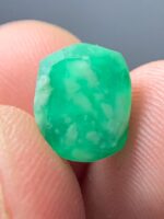 3.27ct Swat Emerald Crystal – Natural Geometry with Deep Green Glow - Image 2