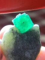 23.50 Carat Swat Emerald Specimen – Subtle Beauty in Miniature - Image 2