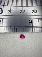 Petite Faceted Ruby Gemstone: 0.315ct Afghan Ruby - Image 9