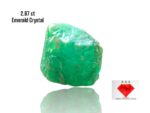 A Rare Green Treasure: 2.67ct Swat Emerald Crystal