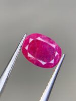 1.695ct Natural Ruby (Afghan Origin) – Oval Cut Elegance - Image 4