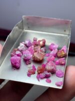 39.50ct Afghan Rough Ruby Lot – Vibrant Natural Crystals (11.21 x 9.31 x 5.67 mm) - Image 5