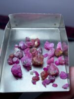 39.50ct Afghan Rough Ruby Lot – Vibrant Natural Crystals (11.21 x 9.31 x 5.67 mm) - Image 6