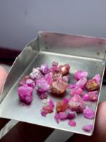 39.50ct Afghan Rough Ruby Lot – Vibrant Natural Crystals (11.21 x 9.31 x 5.67 mm) - Image 8