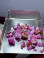 39.50ct Afghan Rough Ruby Lot – Vibrant Natural Crystals (11.21 x 9.31 x 5.67 mm) - Image 9