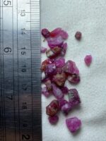 39.50ct Afghan Rough Ruby Lot – Vibrant Natural Crystals (11.21 x 9.31 x 5.67 mm) - Image 10