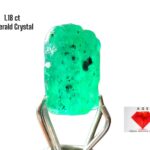 A Touch of Green Elegance: 1.18ct Swat Emerald Crystal