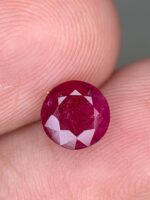 Rare Beauty: 1.110ct Faceted Afghan Ruby Gemstone Showcase - Image 3