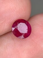 Rare Beauty: 1.110ct Faceted Afghan Ruby Gemstone Showcase - Image 4