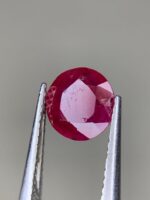 Rare Beauty: 1.110ct Faceted Afghan Ruby Gemstone Showcase - Image 6