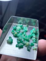 A Rare Green Jewel from Swat: 28.78ct Emerald Rough Lot - Image 9