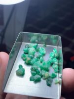 A Rare Green Jewel from Swat: 28.78ct Emerald Rough Lot - Image 10