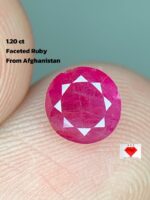 Natural Beauty in a Small Package: 1.20 Carat Ruby from Afghanistan