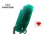 3.22ct Swat Emerald Crystal: Natural Untreated Gemstone