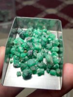 54.25 Carat Swat Emerald Rough Lot – Compact Power in Natural Form - Image 4