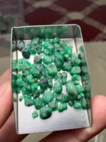 54.25 Carat Swat Emerald Rough Lot – Compact Power in Natural Form - Image 8