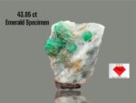 A Rare 43.05ct Emerald Specimen from Swat – Natural Beauty in 30x23x7mm