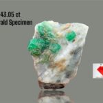 A Rare 43.05ct Emerald Specimen from Swat – Natural Beauty in 30x23x7mm