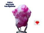 Afghan Ruby Crystal – 4.305ct Natural Crimson Gemstone